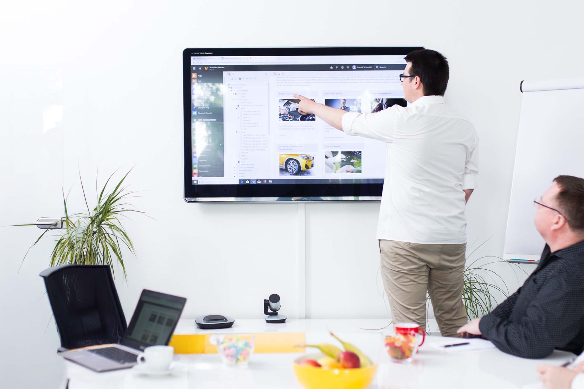 Teammeeting beim TYPO3 Dienstleister alto.