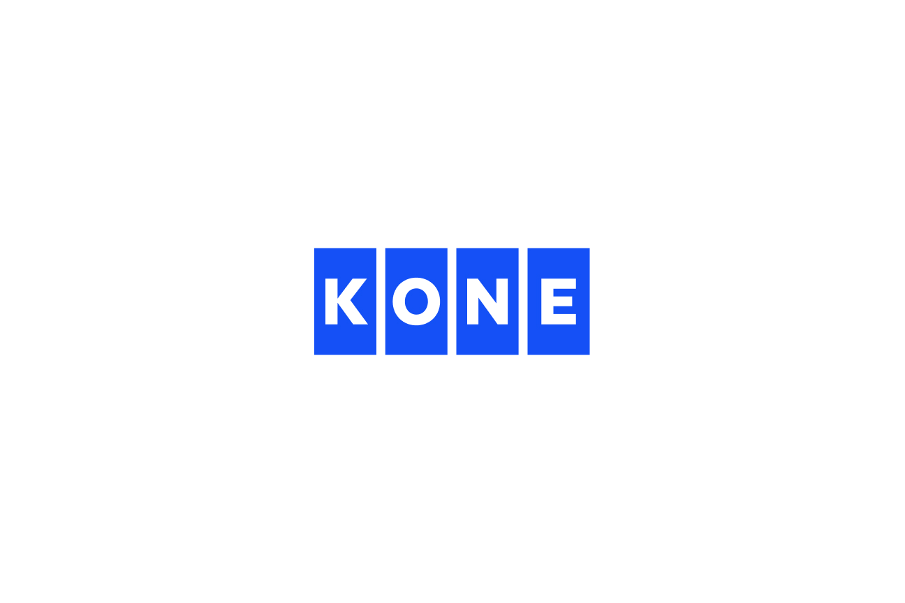 KONE-Logo auf hellem Hintergrund