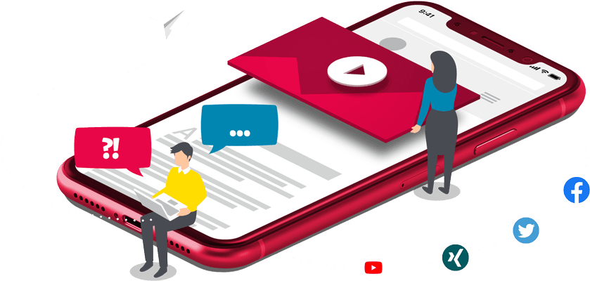Digital Branding Illustration